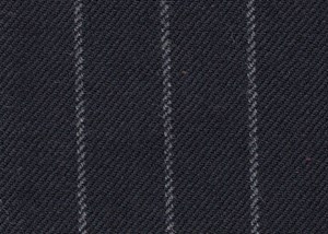 Navy with Ivory chalk stripe