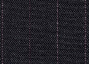 charcoal grey with pink pin stripe