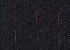 Black with Red pin stripe