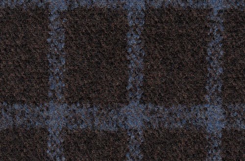 Brown with Blue check