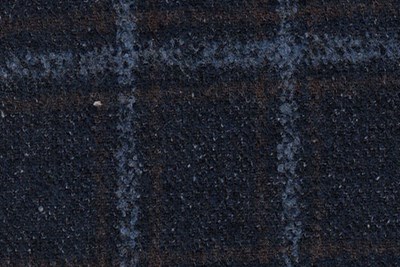 Navy with Blue & Brown Check