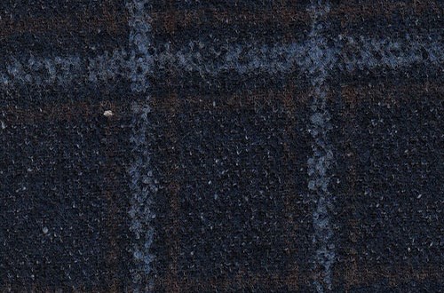 Navy with Blue & Brown Check
