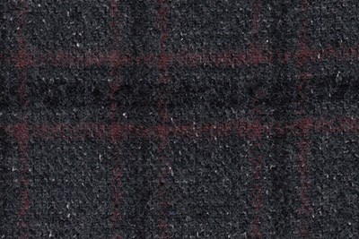 Grey-Black & Burgundy Check