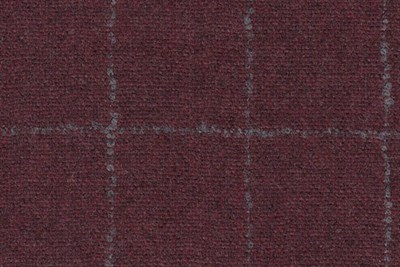 Burgundy with Grey Check