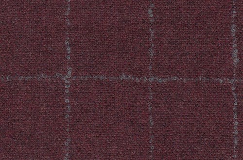 Burgundy with Grey Check