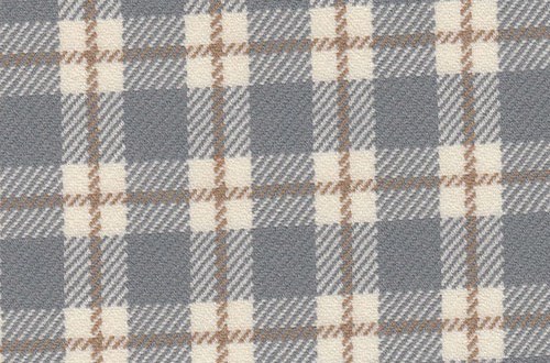 Cream w/Grey & Brown check