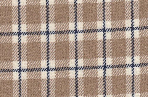 Cream w/Sand & Navy check