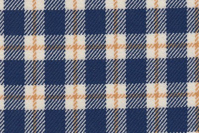 Cream w/Blue & Yellow check
