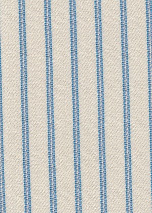 Cream w/Blue Stripe