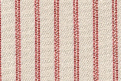 Cream w/Red Stripe