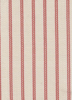 Cream w/Red Stripe