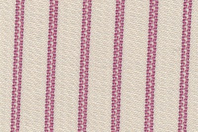 Cream w/Fuchsia Strpe