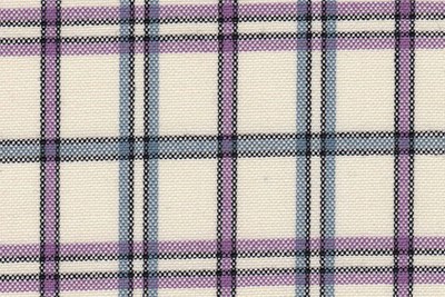 Cream w/Purple/Blue/Black Checks