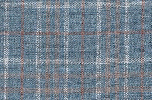 Bold Light blue & White check