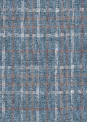 Bold Light blue & White check