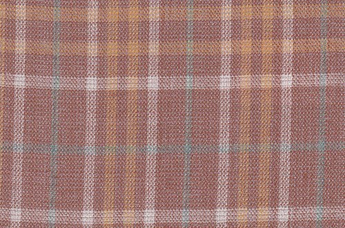 Bold Dusty Pink & White / Orange check