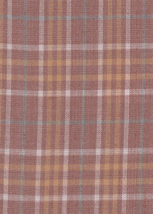 Bold Dusty Pink & White / Orange check