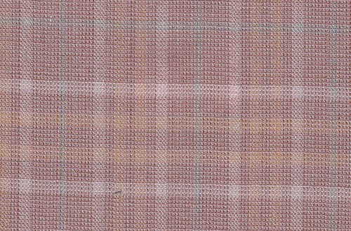 Subtle Dusty Pink & White / Orange check
