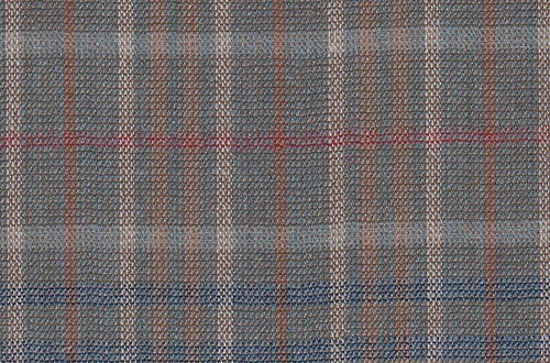 Bold Grey & White / Orange check