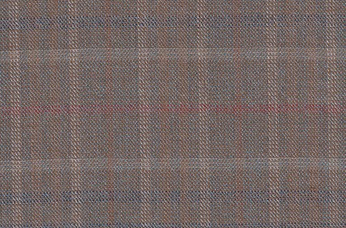 Subtle Grey & White / Orange check