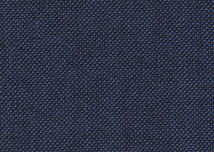 Mid Blue / Black Plain Hopsack Weave