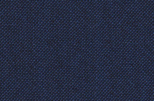 Royal Blue / Black Plain Hopsack Weave