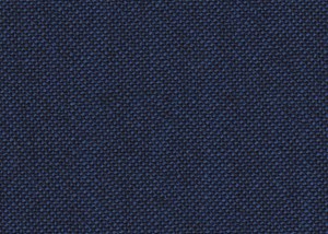 Royal Blue / Black Plain Hopsack Weave