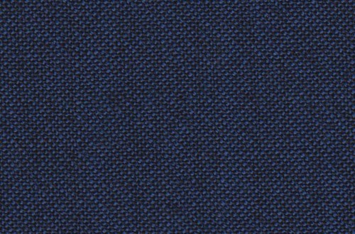 Royal Blue / Black Plain Hopsack Weave