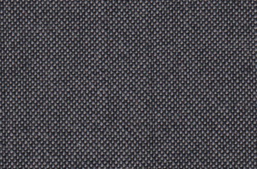 Light Grey / Black Plain Hopsack Weave
