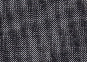 Light Grey / Black Plain Hopsack Weave