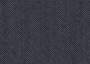 Mid Grey / Black Plain Hopsack Weave