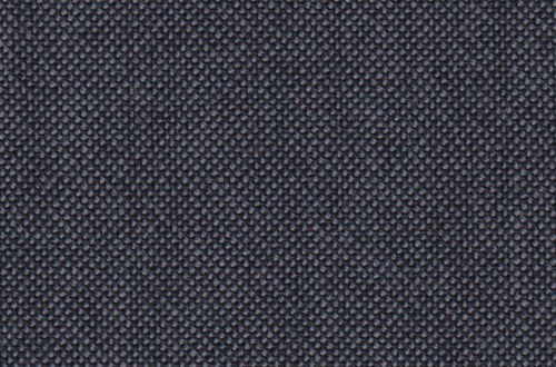 Mid Grey / Black Plain Hopsack Weave