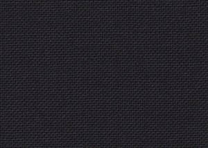 Black Plain Hopsack Weave