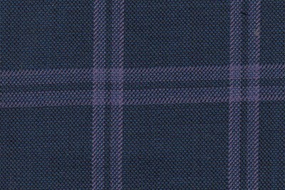 Navy with pink/purple check