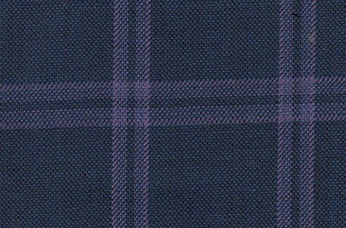 Navy with pink/purple check