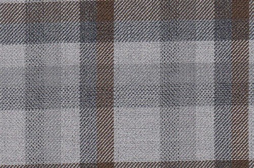 Light Grey / Brown / Dk Grey check