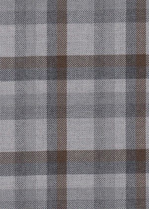 Light Grey / Brown / Dk Grey check