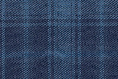 Navy with medium blue check