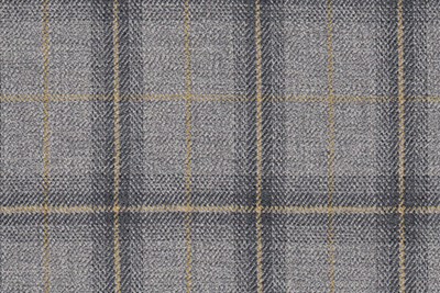 Light Grey with charcoal & yellow check