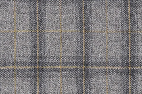 Light Grey with charcoal & yellow check