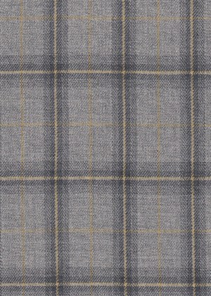 Light Grey with charcoal & yellow check