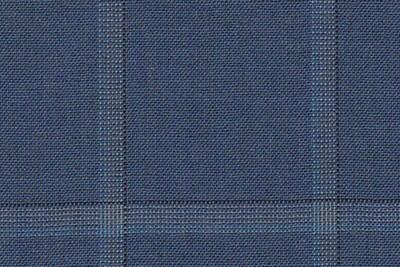 Airforce blue with blue and grey check