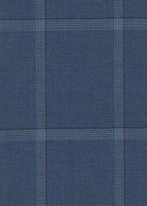 Airforce blue with blue and grey check