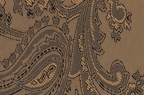 Large paisley Gold/Black