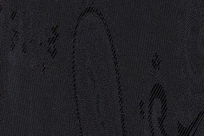 Large Paisley Black