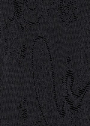 Large Paisley Black