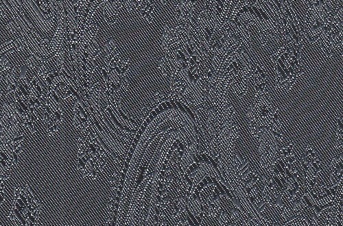 Medium Paisley Black/Silver