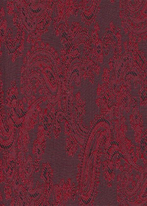 Medium Paisley Black/Red