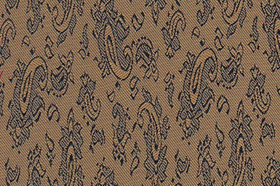 Small Paisley Gold/Dark Navy