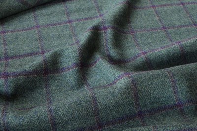 Green w/ Purple & pink Windowpane